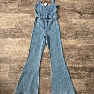 Show Me Your MuMu Blue Denim Jumpsuit
